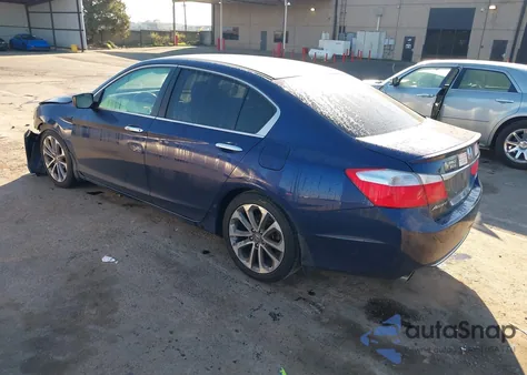 2013 Honda Accord Sport from USA, damaged, VIN 1HGCR2F56DA001477